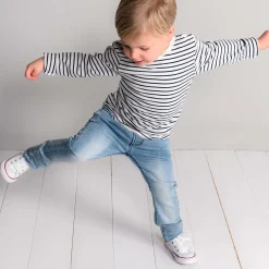 Prénatal peuter jeans slim fit  effen blauw