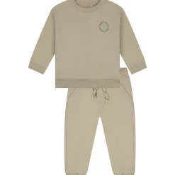 Prénatal peuter joggingpak lange mouwen effen beige