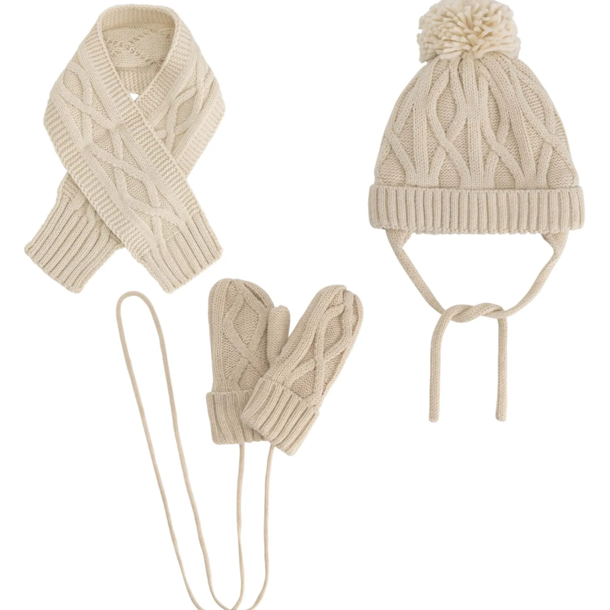 Prénatal peuter muts beige