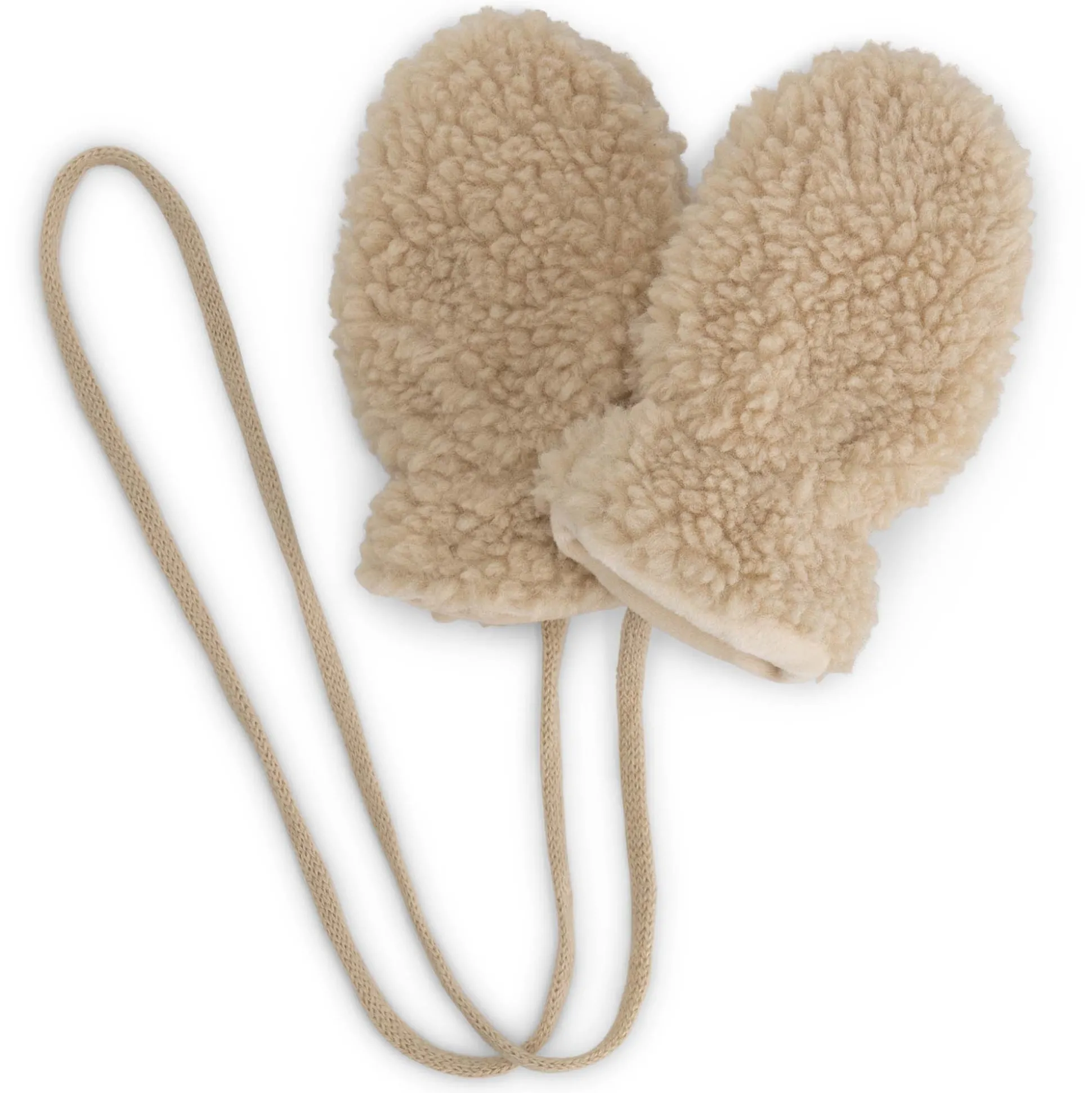 Prénatal peuter muts en wanten beige