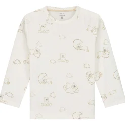 Prénatal peuter pyjama beren rib wit