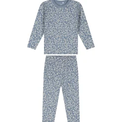 Prénatal peuter pyjama bloem blauw