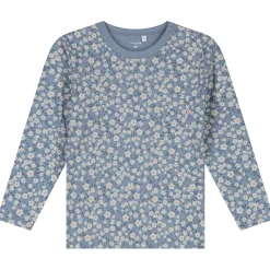 Prénatal peuter pyjama bloem blauw