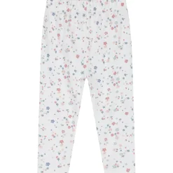 Prénatal peuter pyjama bloem wit