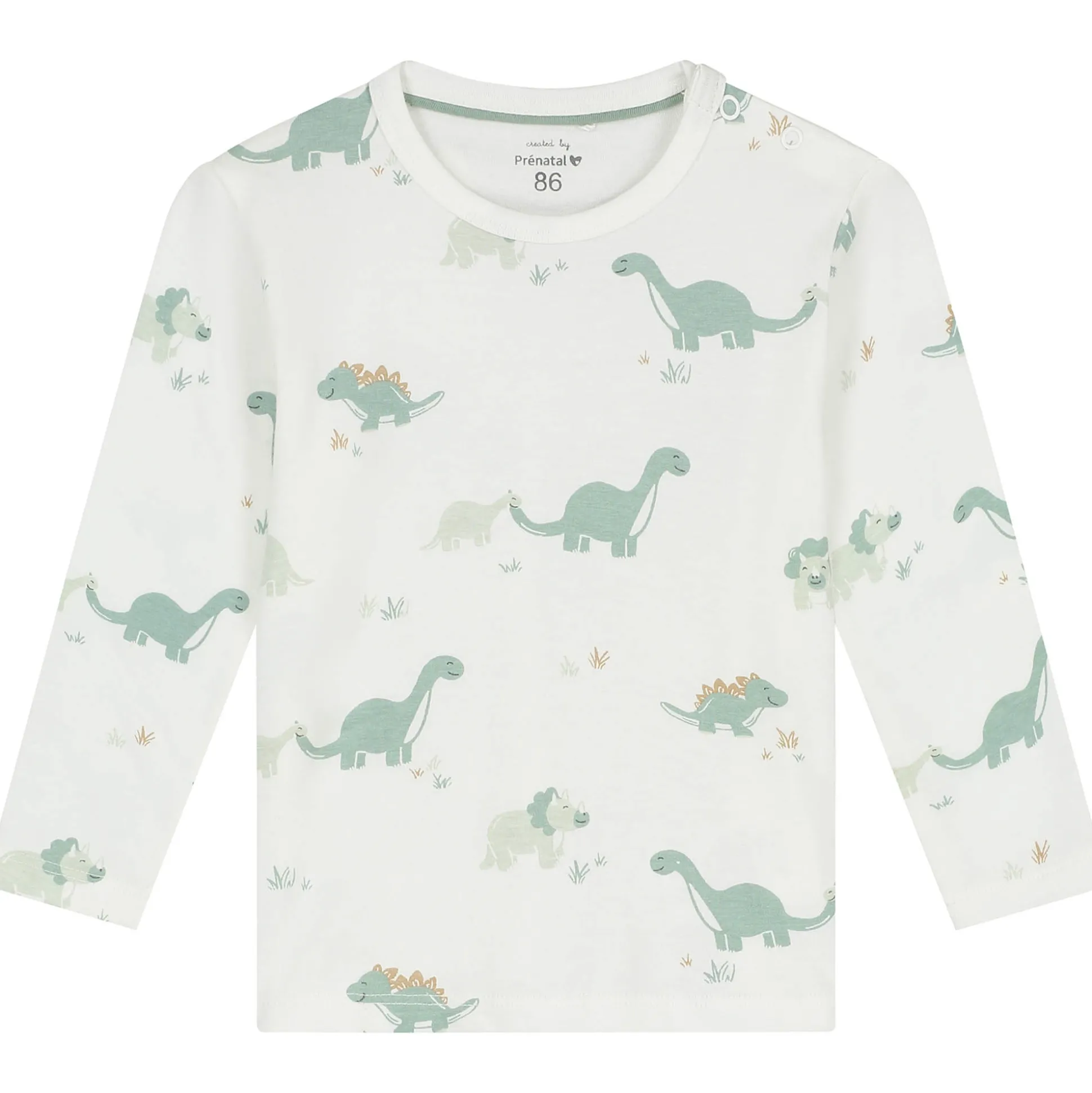 Prénatal peuter pyjama dino wit