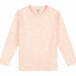 Prénatal peuter pyjama hartjes roze