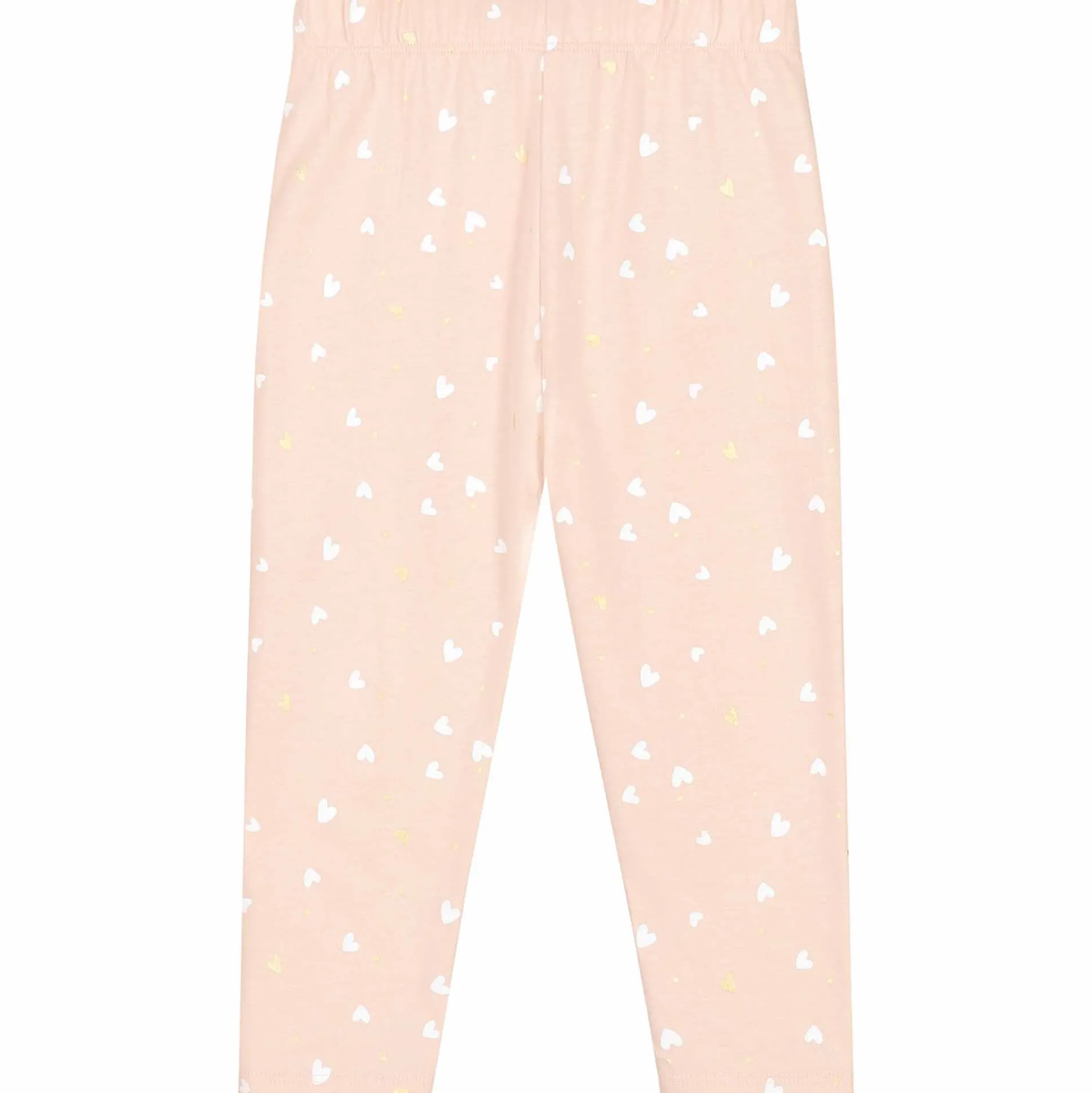 Prénatal peuter pyjama hartjes roze