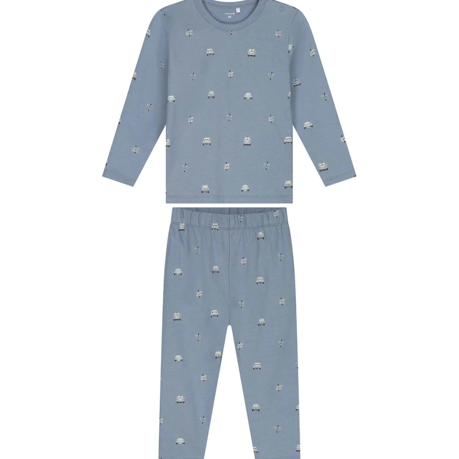 Prénatal peuter pyjama retro auto blauw