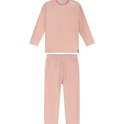 Prénatal peuter pyjama rib velour roze