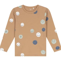 Prénatal peuter pyjama smiley bruin