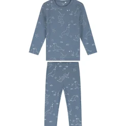 Prénatal peuter pyjama zeehond rib blauw