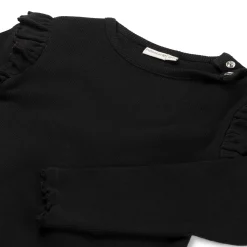 Prénatal peuter shirt lange mouwen effen zwart