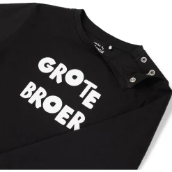 Prénatal peuter shirt lange mouwen printopdruk zwart