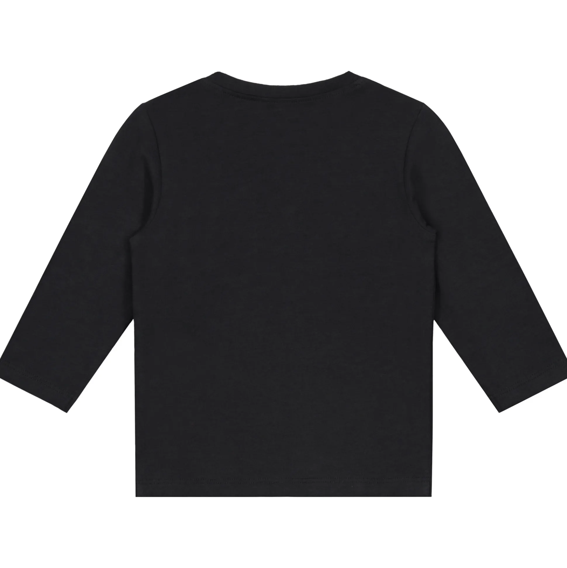 Prénatal peuter shirt lange mouwen effen zwart