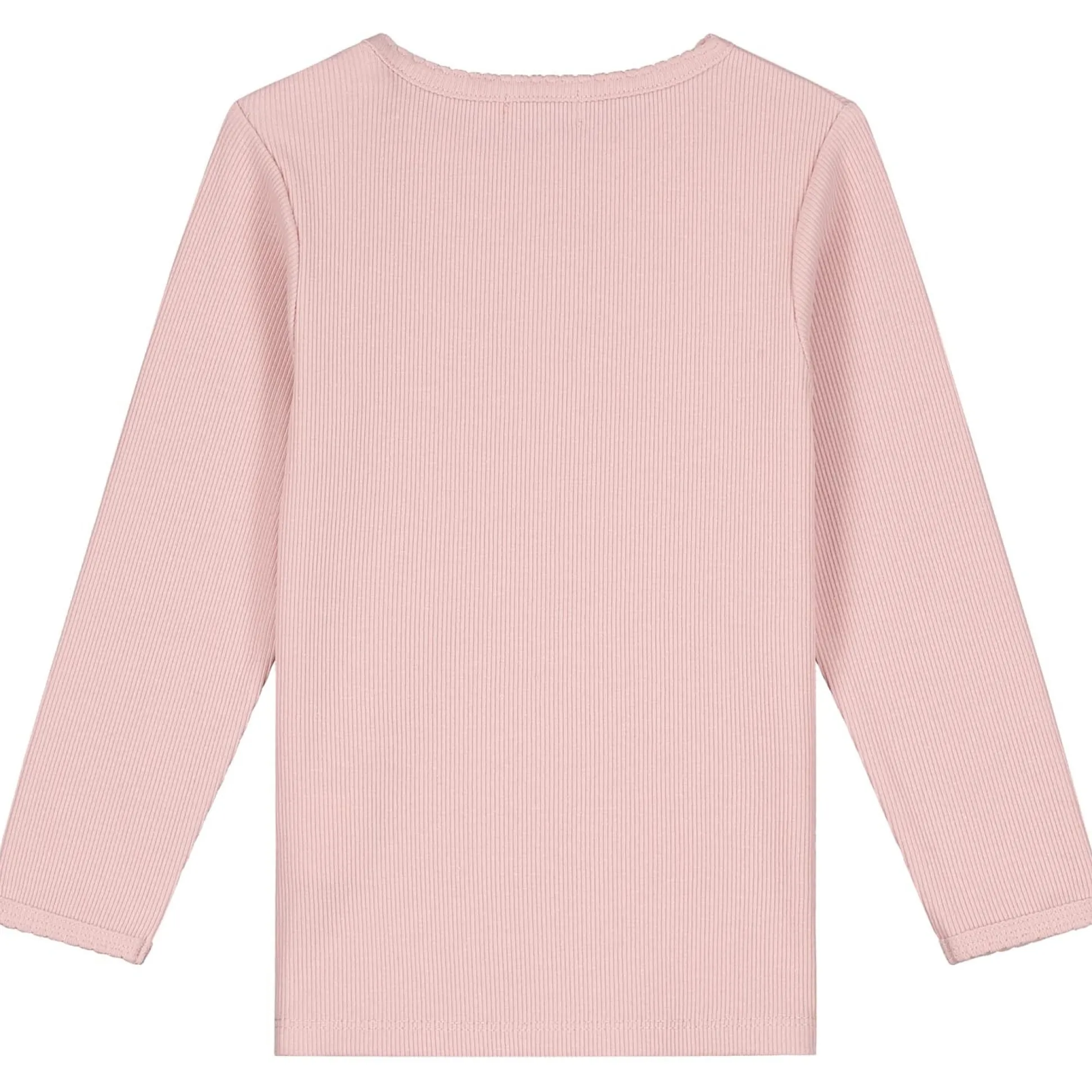 Prénatal peuter shirt lange mouwen effen roze