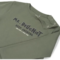 Prénatal peuter shirt lange mouwen tekst groen