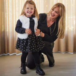 Prénatal peuter shirt lange mouwen effen zwart