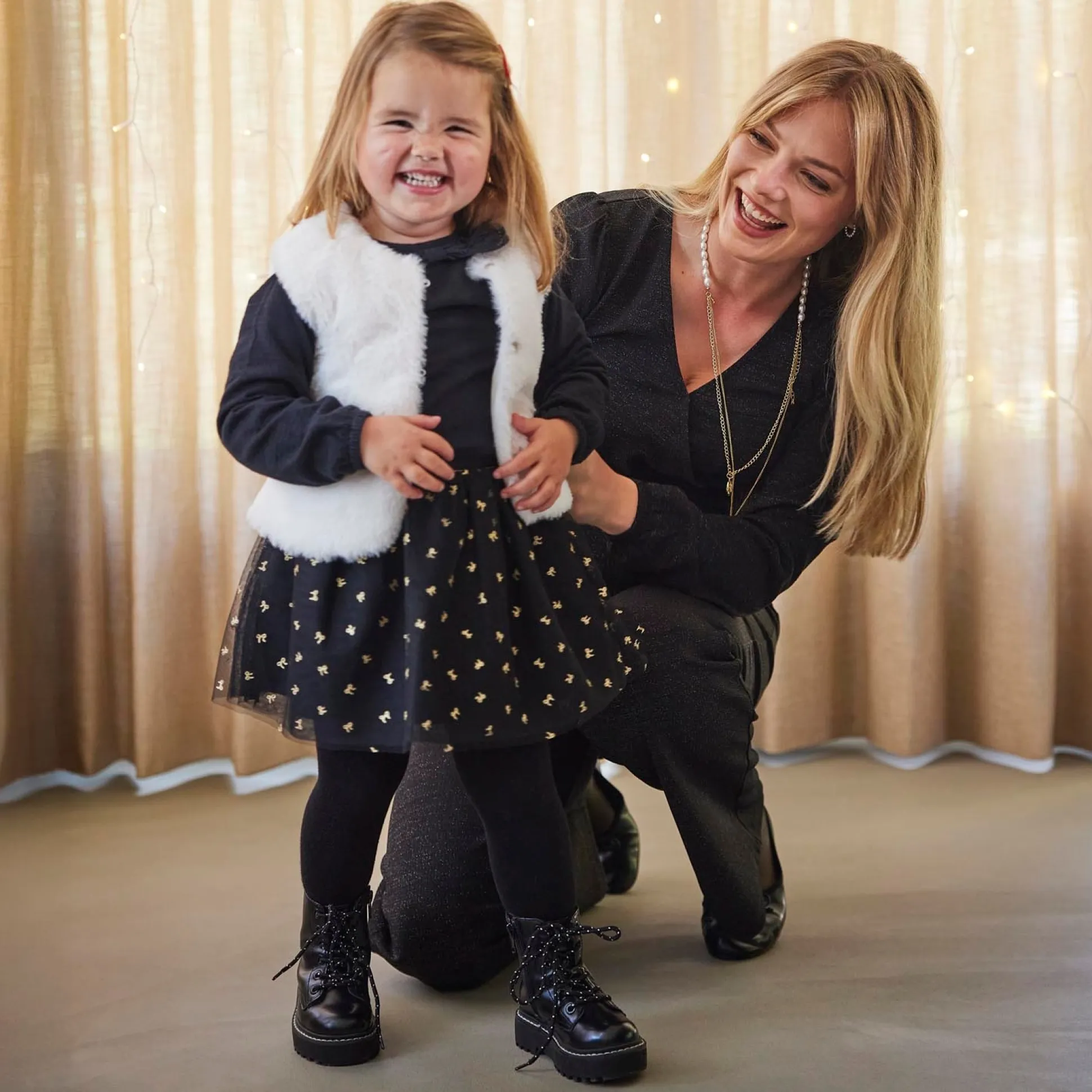 Prénatal peuter shirt lange mouwen effen zwart