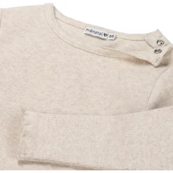 Prénatal peuter shirt lange mouwen effen beige