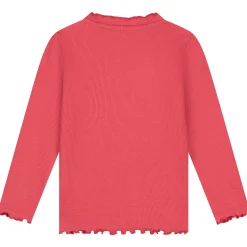 Prénatal peuter shirt lange mouwen effen rood