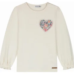 Prénatal peuter shirt lange mouwen effen wit