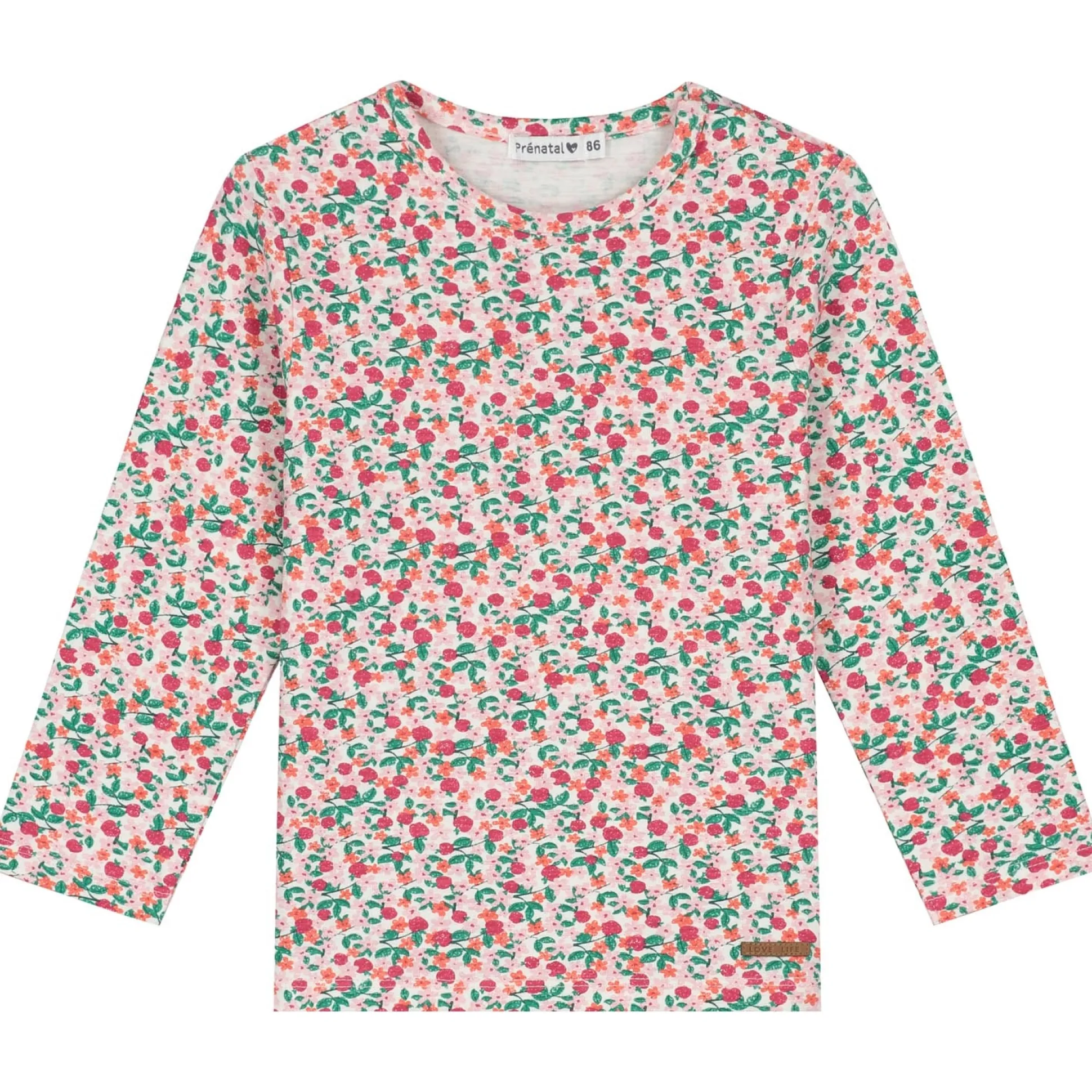 Prénatal peuter shirt lange mouwen all over print multi