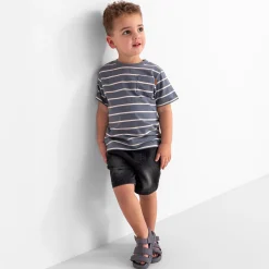 Prénatal peuter short effen zwart