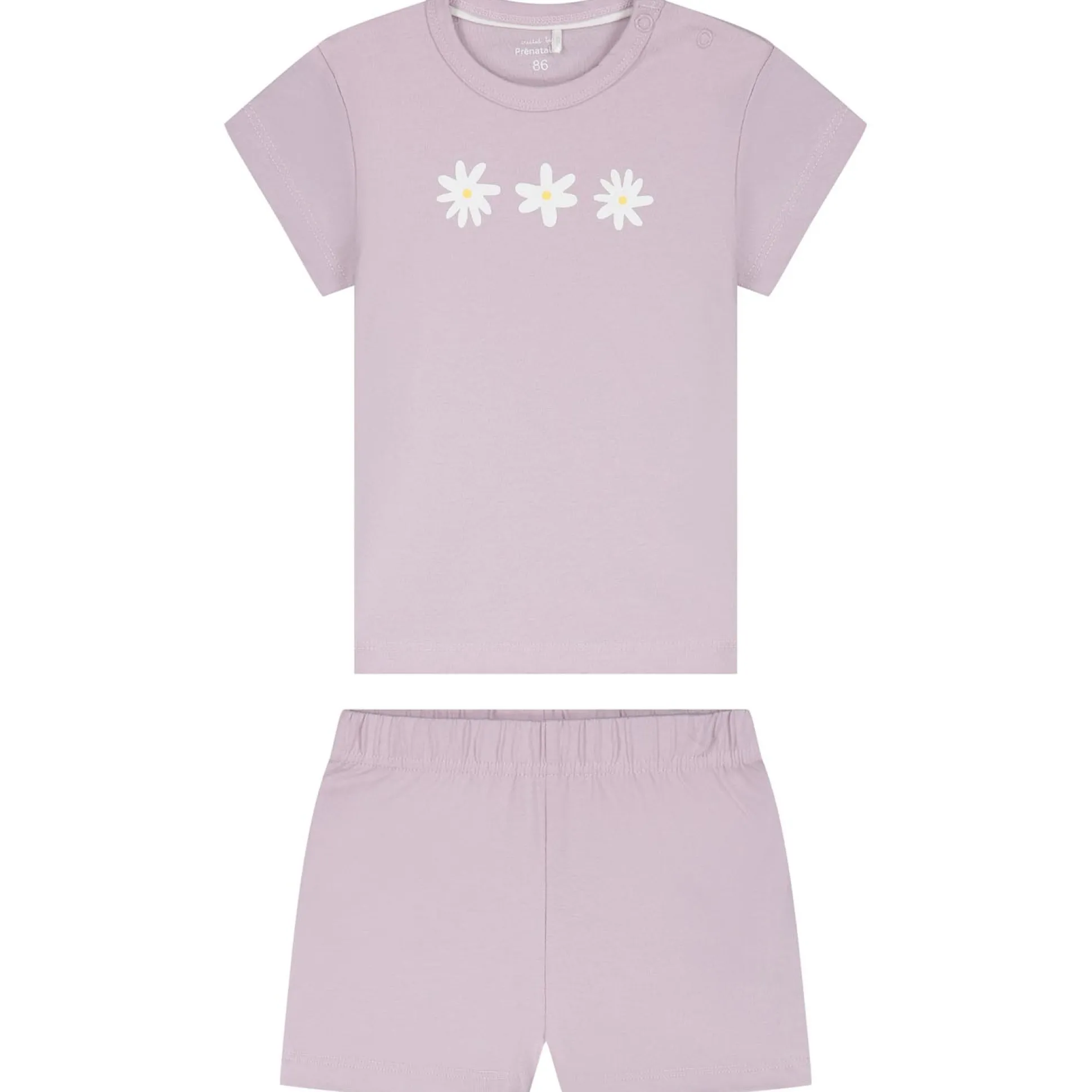 Prénatal peuter shortama 2 stuks paars