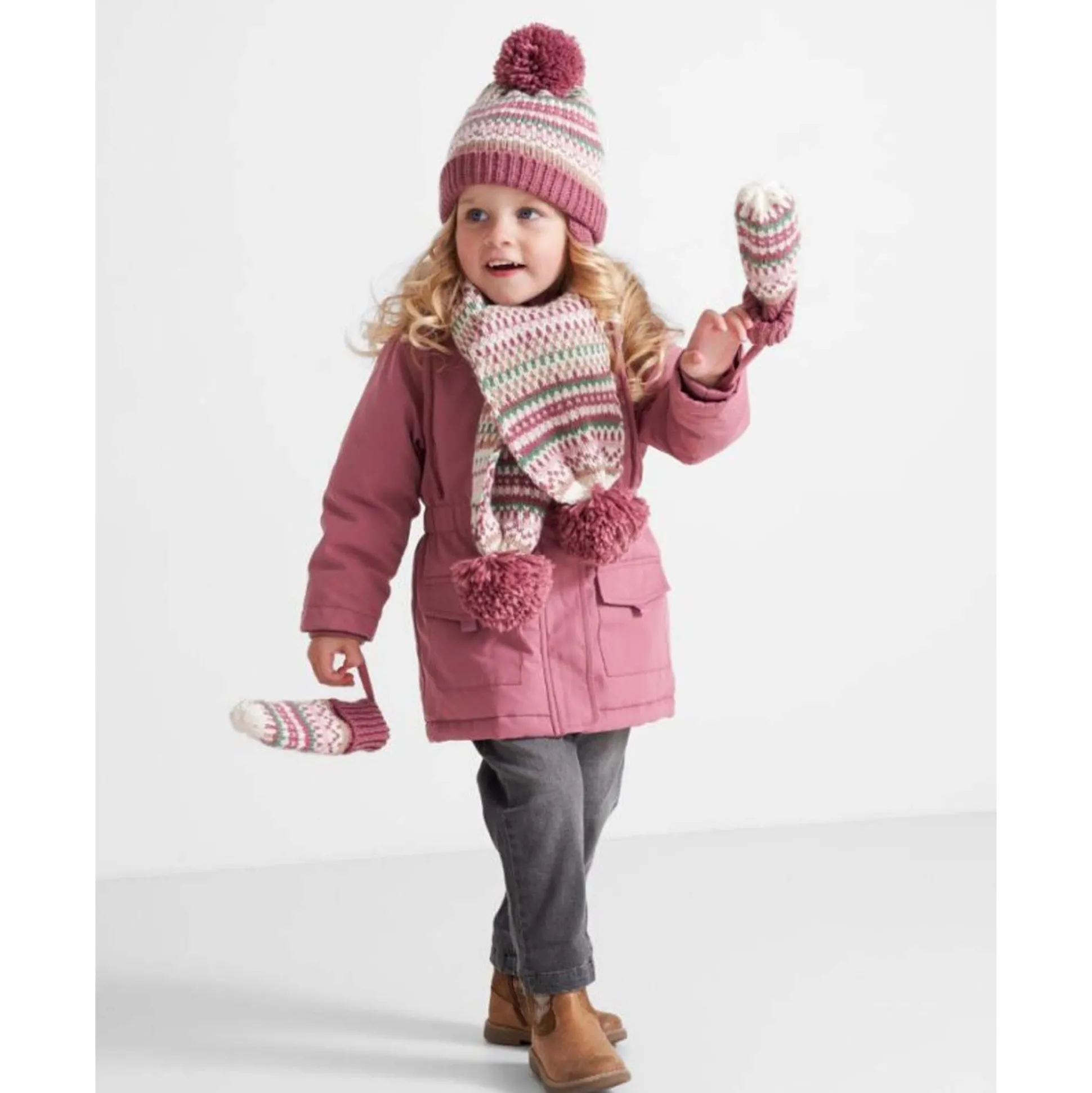 Prénatal peuter sjaal roze