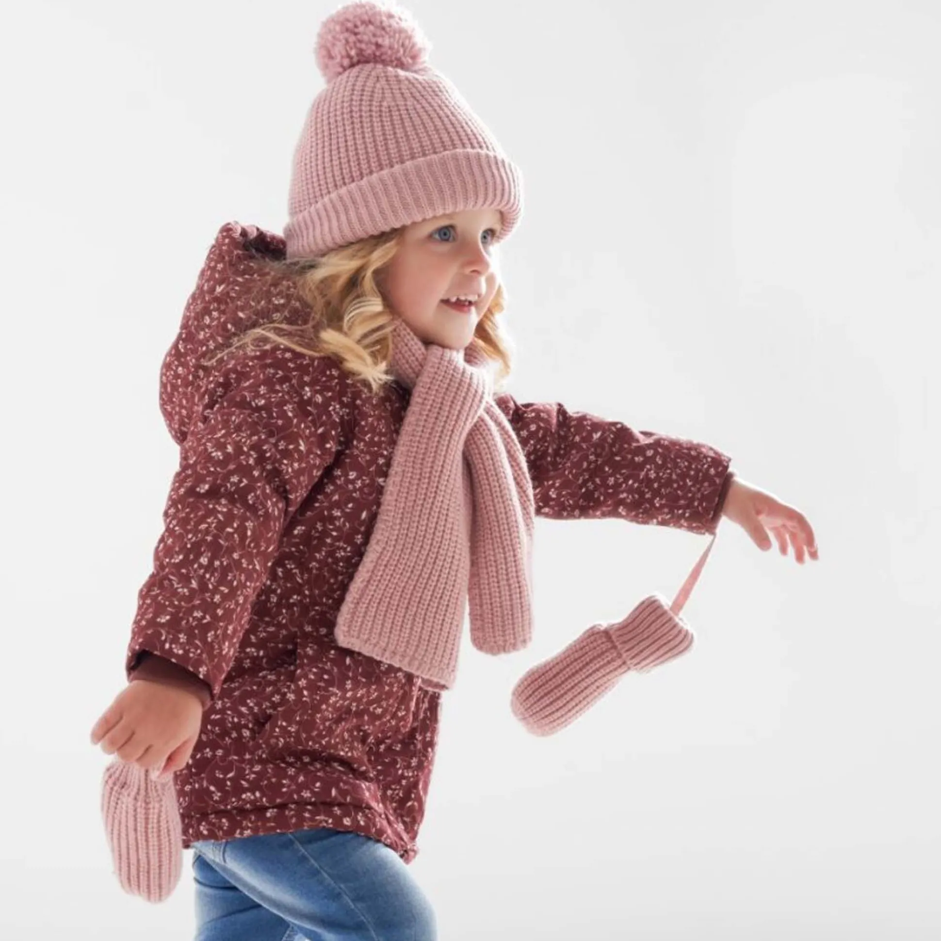 Prénatal peuter sjaal roze