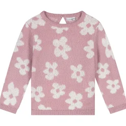 Prénatal peuter sweater lange mouwen bloemen roze