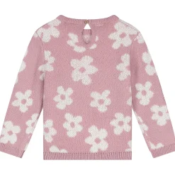 Prénatal peuter sweater lange mouwen bloemen roze