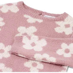 Prénatal peuter sweater lange mouwen bloemen roze