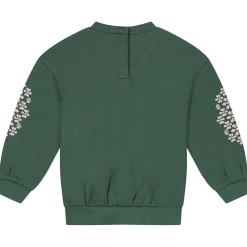 Prénatal peuter sweater lange mouwen effen groen