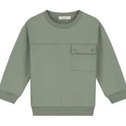 Prénatal peuter sweater lange mouwen effen groen