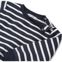 Prénatal peuter sweater lange mouwen strepen antraciet