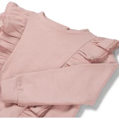 Prénatal peuter sweater lange mouwen effen roze