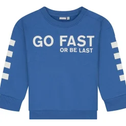 Prénatal peuter sweater lange mouwen tekst blauw