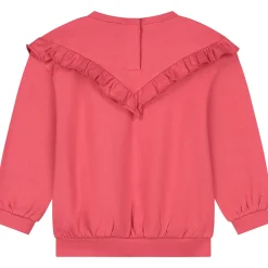 Prénatal peuter sweater lange mouwen effen rood