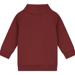 Prénatal peuter sweater lange mouwen effen rood