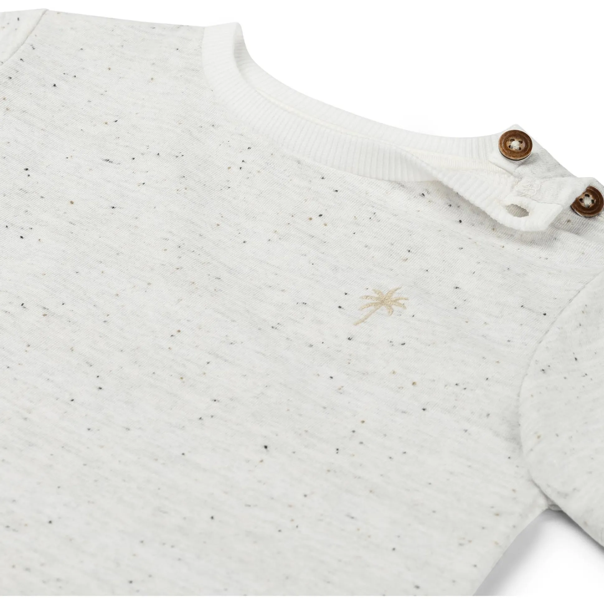 Prénatal peuter T-shirt korte mouwen effen wit