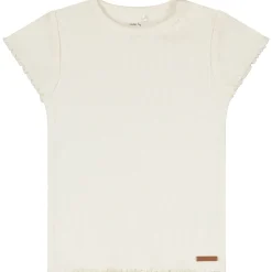 Prénatal peuter T-shirt korte mouwen effen wit