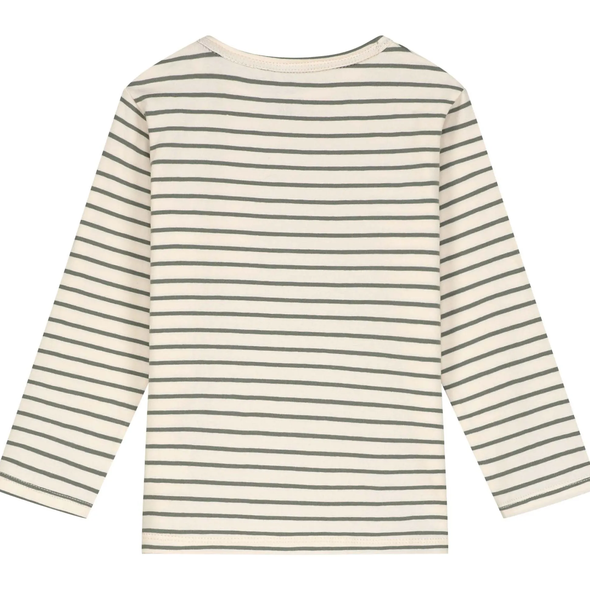 Prénatal peuter T-shirt lange mouwen strepen groen