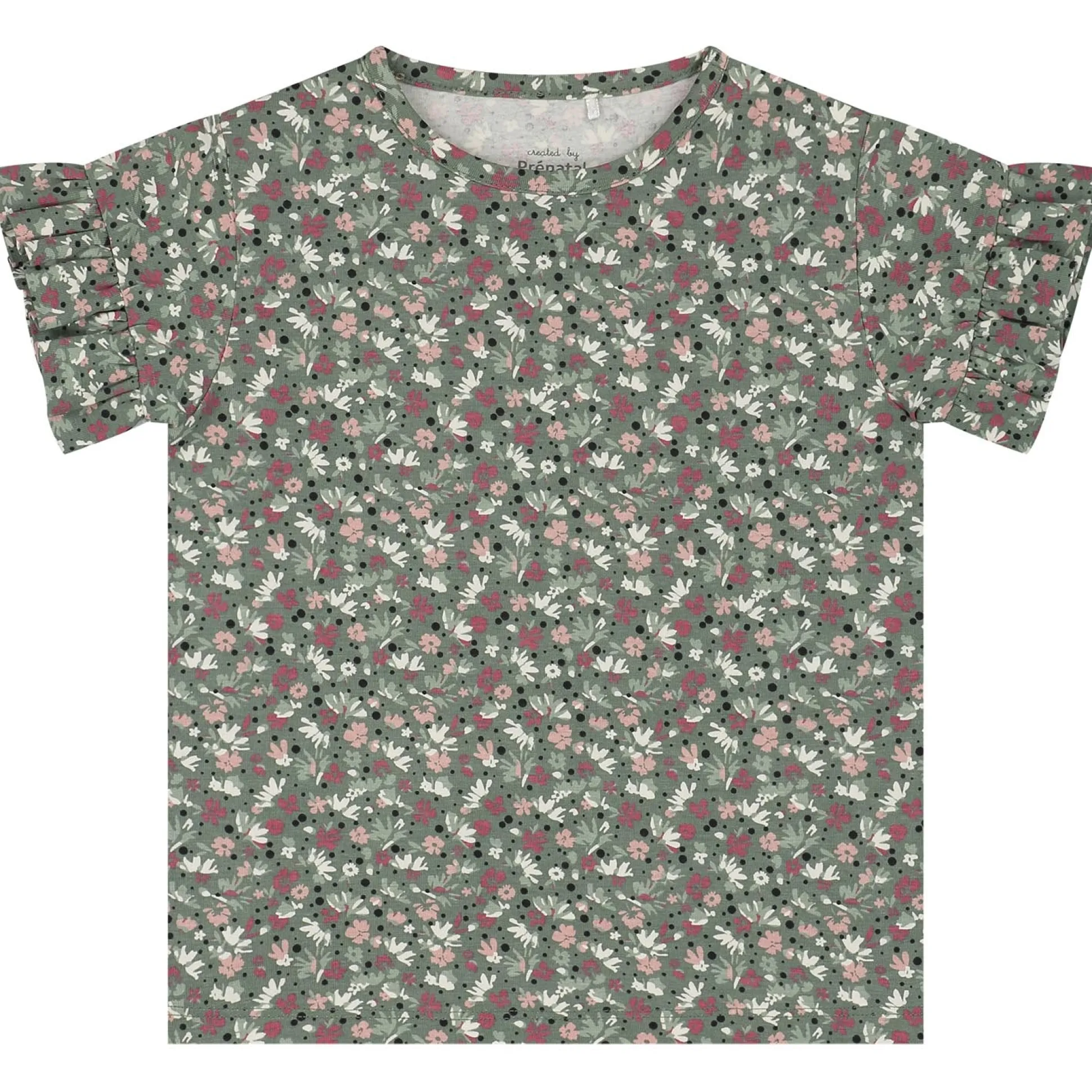 Prénatal peuter T-shirts 2 stuks korte mouwen all over print multi