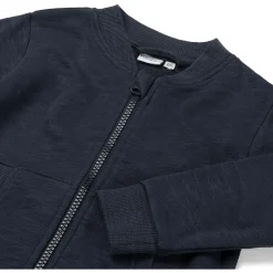 Prénatal peuter vest lange mouwen effen blauw