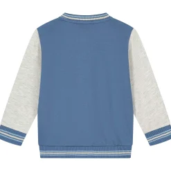 Prénatal peuter vest lange mouwen meerkleurig blauw