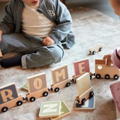 Prénatal peuter vest lange mouwen strepen grijs