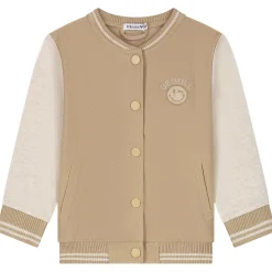 Prénatal peuter vest lange mouwen meerkleurig beige