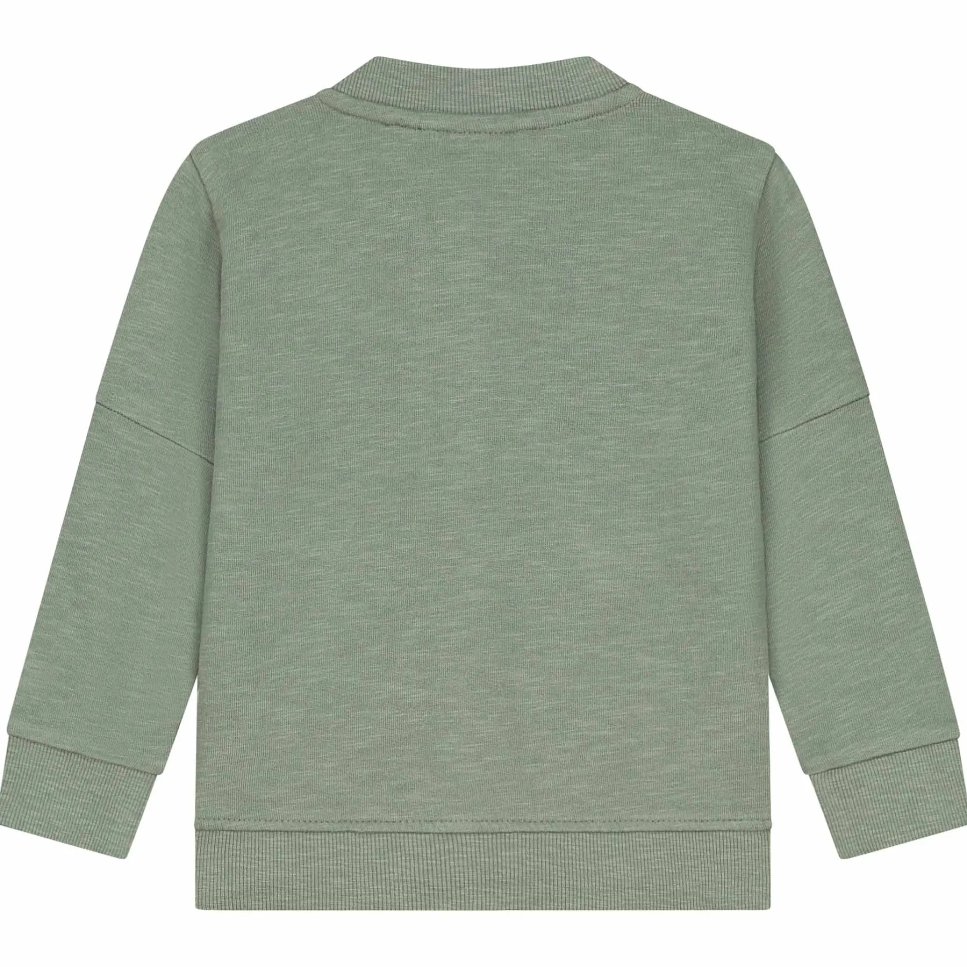 Prénatal peuter vest lange mouwen effen groen