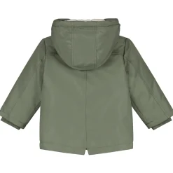 Prénatal peuter winterjas driekwart mouwen  groen